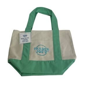Trader Joe’s Easter Pastel Green mini tote bag